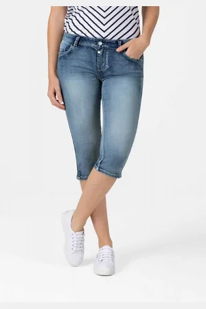 Timezone Jeansshorts Capri Denim Jeans Shorts Kurze Bermuda Tight AleenaTZ 3/4 5548 in - Verkäufer: ARIZONAS