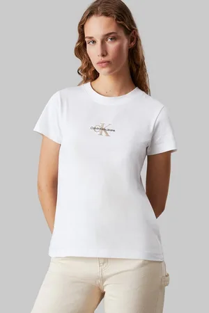 Calvin Klein T-Shirt MONOLOGO SLIM TEE mit Logoprägung