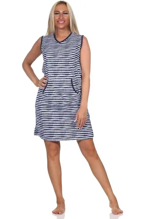 Normann Nachthemd Damen Nachthemd Strandkleid in maritimer Optik - Verkäufer: Fairway