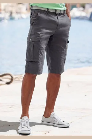 john devin Cargobermudas aus elastischer Baumwollmischung mit Seitentaschen, 3/4 Shorts