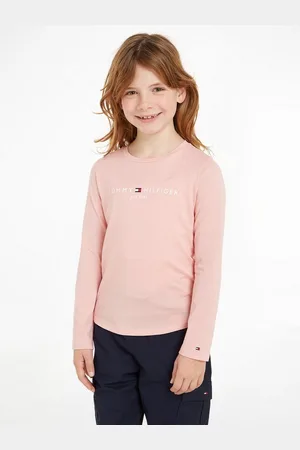 Tommy Hilfiger Langarmshirt ESSENTIAL TEE L/S mit Logo-Schriftzug