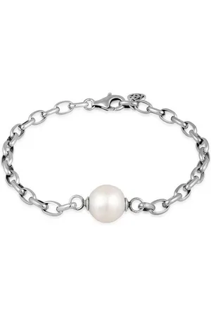 Haze & Glory Silberarmband Gliderarmband Chunky Perle 925 Silber - Verkäufer: JULIE & GRACE GmbH