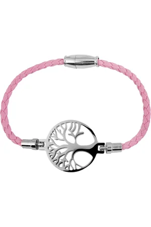 Akzent Armband Che Armband aus Echtleder mit Edelstahlelement Lebensbaum (einzeln), Damen Armband - Verkäufer: Shaghafi GmbH