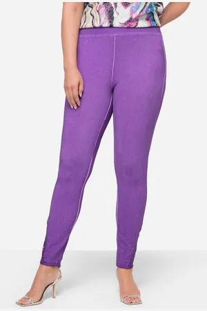 Miamoda Leggings Leggings Tight Fit cold dyed Spitze am Saum - Verkäufer: Popken Fashion Group