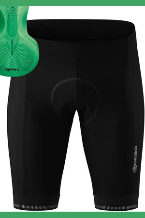 Gonso Trainingstights SITIVO M He-Radshort BLACK / BRIGHT GREEN - Verkäufer: atleti-sport GmbH