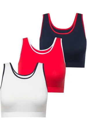 Ulla Popken Bustier Bustiers 3er-Pack Kontrastpaspel ohne Bügel - Verkäufer: Popken Fashion Group