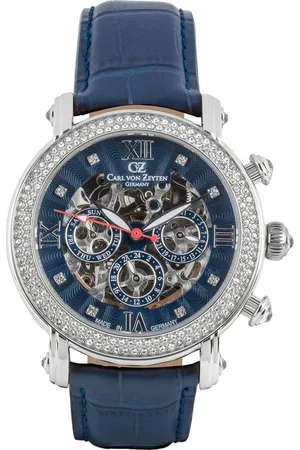 CARL VON ZEYTEN Multifunktionsuhr Kniebis CVZ0062BLS, Automatik, Armbanduhr, mechanische Uhr, Damen, Made in Germany