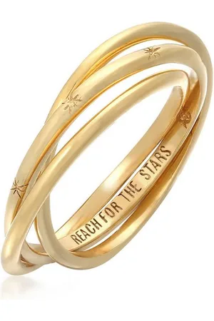 Haze & Glory Fingerring Wickelring - Reach for the Stars 375 Gelbgold, Sterne - Verkäufer: JULIE & GRACE GmbH