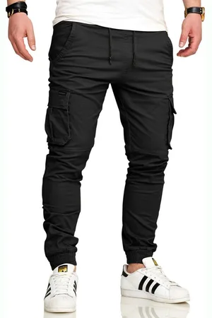 Soul Star Cargohose S2LOM Herren Chino Jogger Jeans Hose Stoffhose Freizeithose - Verkäufer: STYLE DIVISION