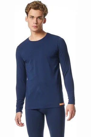 Bruno Banani Unterhemd Warm Up mit kontrastfarbenen Markenlabel