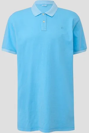 QS by s.Oliver Kurzarmshirt Poloshirt mit Logo-Detail Logo - Verkäufer: