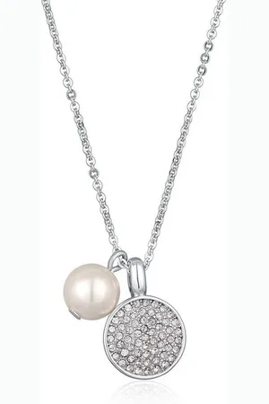Elli Kette mit Anhänger Kristall Perlenanhänger Elegant - Verkäufer: JULIE & GRACE GmbH