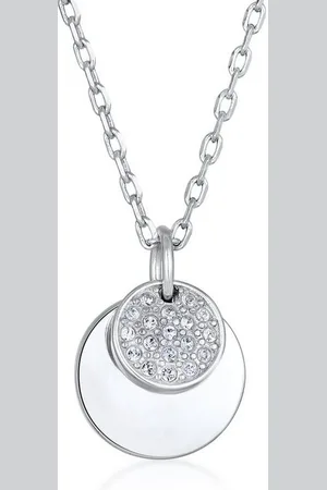 Elli Kette mit Anhänger Plättchen Kristalle Elegant , Plättchen - Verkäufer: JULIE & GRACE GmbH