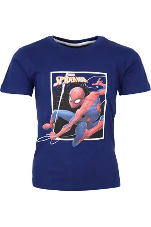 Marvel Print-Shirt Spiderman T-Shirt kurzarm Kinder Jungen Shirt Gr. 98 bis 128, Baumwolle - Verkäufer: WS-Trend