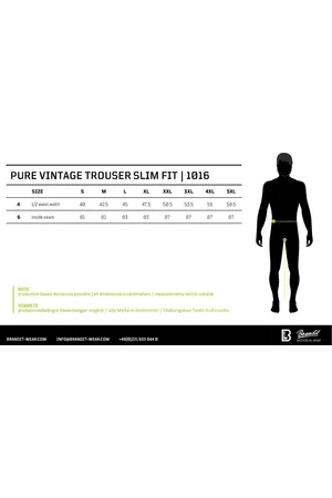Brandit Cargohose Pure Slim Fit Pants - Verkäufer: 247Group GmbH