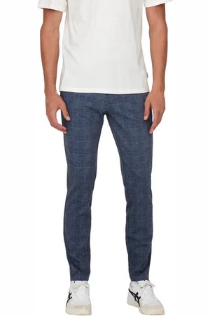 Only & Sons Chinohose ONSMARK SLIM CHECK 9887 mit Stretch - Verkäufer: Jeans-direct