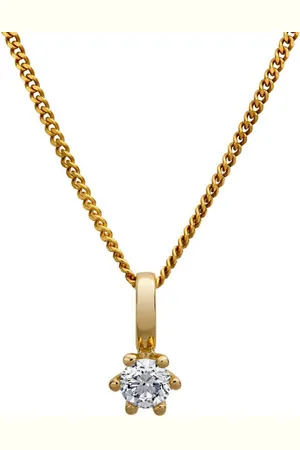 Orolino Kette mit Anhänger 585/- Gelbgold Brillant SI Vollschliff Rund