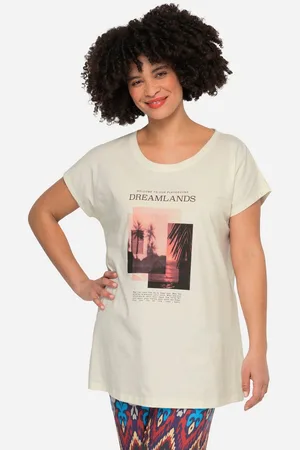 Angel of Style T-Shirt T-Shirt großer Druck Rundhals - Verkäufer: Popken Fashion Group
