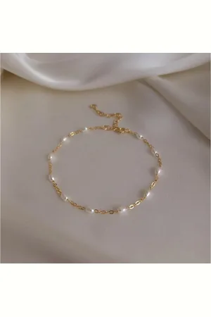Golden Perlenarmband 14K Gold gefüllt mit Süßwasserperlen Armband, zierliches Goldarmband - Verkäufer: Touch GmbH