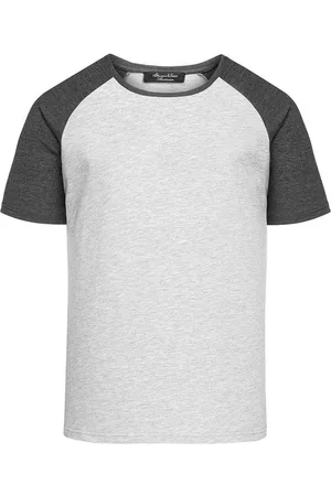 amaci T-Shirt KENNER T-Shirt Herren Basic Raglan Shirt mit Rundhalsausschnitt - Verkäufer: