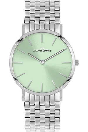 Jacques Lemans Quarzuhr Nizza 1-2172J, Armbanduhr, Damenuhr, Edelstahlarmband, Glas mit Saphirbeschichtung