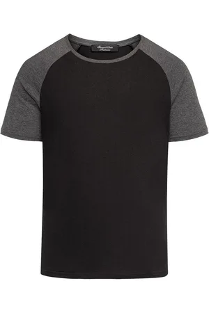 amaci T-Shirt KENNER T-Shirt Herren Basic Raglan Shirt mit Rundhalsausschnitt - Verkäufer: