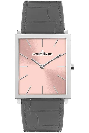 Jacques Lemans Quarzuhr Nizza 1-2174D, Armbanduhr, Damenuhr, Lederarmband