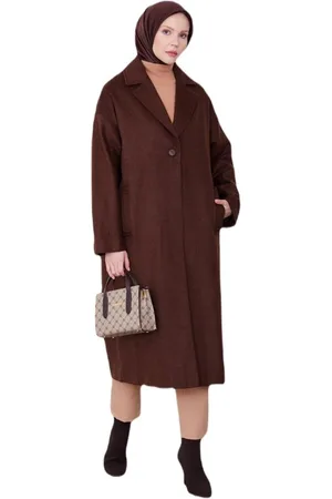 Armine Wintermantel Armine Single-Button-Mantel – moderne und elegante Hijab-Mode - Verkäufer: MegaMerchant