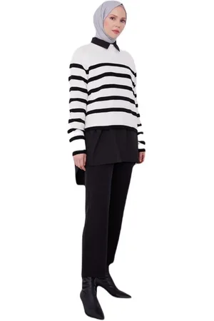 Armine Stoffhose Armine Karottenhose Damen, Premium Qualität High Waist Hose Damen, Mod - Verkäufer: MegaMerchant