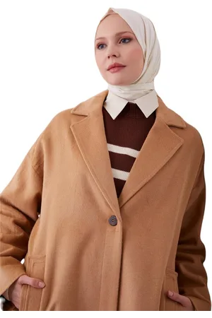 Armine Wintermantel Armine Single-Button-Mantel – moderne und elegante Hijab-Mode - Verkäufer: MegaMerchant