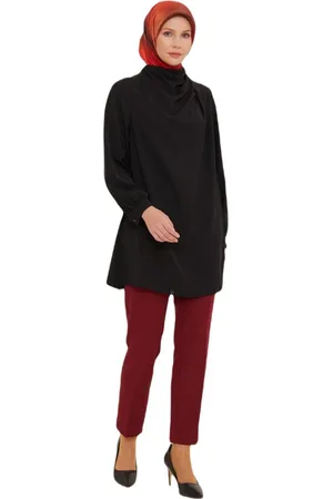 Armine Stoffhose Armine Karottenhose Damen, Premium Qualität High Waist Hose Damen, Mod - Verkäufer: MegaMerchant