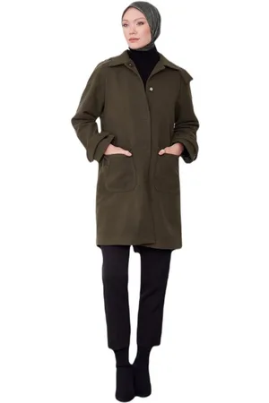 Armine Wintermantel Armine Mobile Magnetischer Parka-Mantel aus Leder mit Kapuze – moderne - Verkäufer: MegaMerchant
