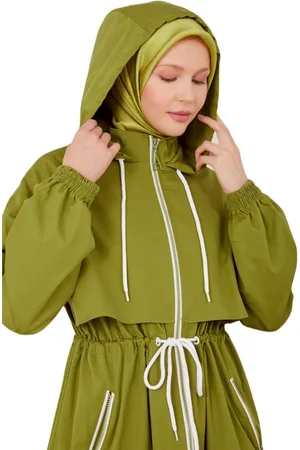 Armine Langmantel Armine Contrast Accessoire Topcoat – Moderne und elegante Hijab-Mode - Verkäufer: MegaMerchant