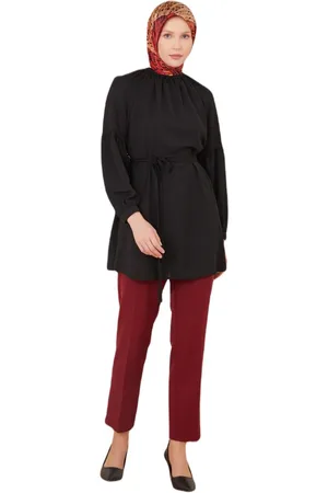 Armine Stoffhose Armine Karottenhose Damen, Premium Qualität High Waist Hose Damen, Mod - Verkäufer: MegaMerchant