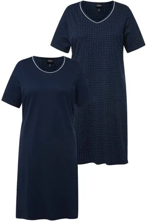 Ulla Popken Bigshirt Bigshirts 2er-Pack Rundhals/V-Ausschnitt Halbarm - Verkäufer: Popken Fashion Group