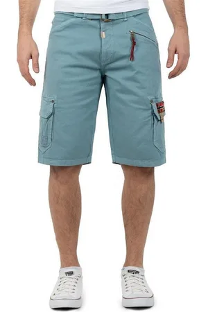 Geographical Norway Shorts Casual Kurze Hose bapalaga Men Sky Blue S im Cargo Style - Verkäufer: bans24