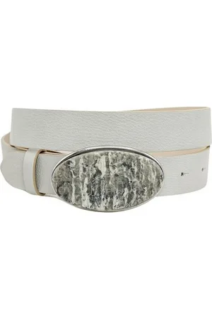 Alessandro Ledergürtel Stone 3cm breit, Echt Leder, Made in Italy
