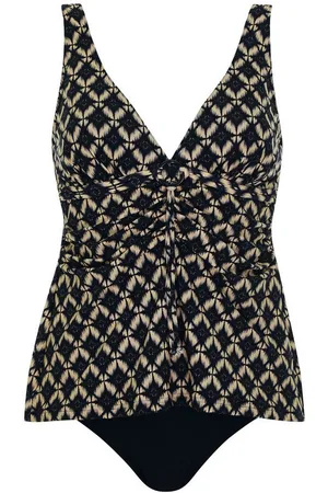 Opera Tankini Beach Basic Black & Gold Tankini mit Softcups und verstellbaren Träger - Verkäufer: Bademoden & Dessousinsel