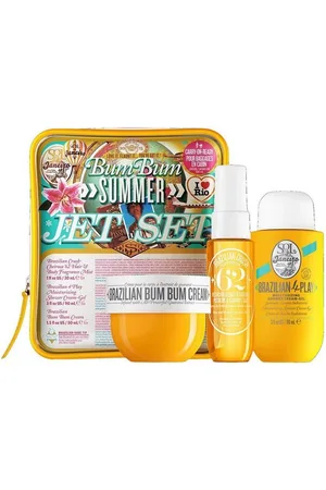 Sol de Janeiro Pflege-Geschenkset Bum Bum Jet Set - Orange - Luxus-Geschenkset Luxuriöses Pflege-Set für strahlende und geschmeidige Haut., 3-tlg., Mit verführerischem Duft – ideal für Reisen. - Verkäufer: eCommerce GmbH