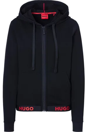 HUGO BOSS Sweatjacke SPORTY LOGO_JACKET mit Kordel