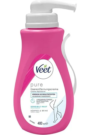 Veet Enthaarungscreme pure für Körper & Beine 400ml, 1 St., Haarentfernungscreme, für sensible Haut - Verkäufer: PENNGUIN-DE