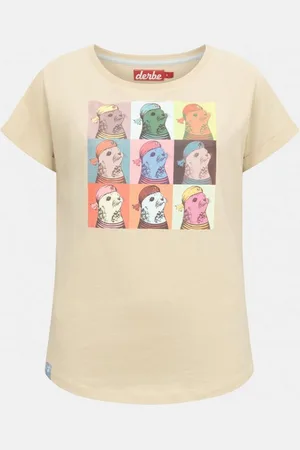 Derbe Print-Shirt Robbe Collage Damen T-Shirt (1-tlg) - Verkäufer: SAGATOO