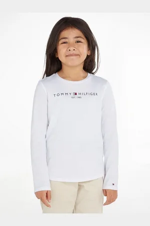 Tommy Hilfiger Langarmshirt ESSENTIAL TEE L/S mit Logo-Schriftzug