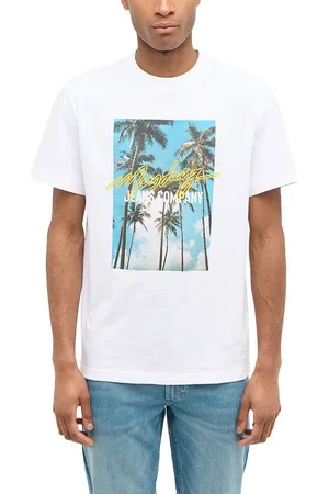 Mustang T-Shirt Style Austin mit Frontprint