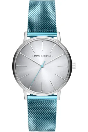 Armani Exchange Quarzuhr AX5599, Armbanduhr, Damenuhr, analog, Edelstahlarmband