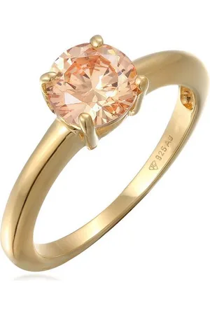 Elli Fingerring Solitär Klassisch Zirkonia Verlobung 925 Silber - Verkäufer: JULIE & GRACE GmbH