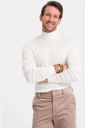 Ombre Clothing Rollkragenpullover Gestrickter Rollkragenpullover für Herren mit Viskose - Verkäufer: