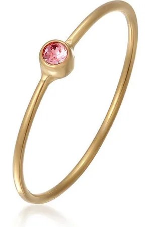 Elli Fingerring Stacking Kristalle 925 Silber Vergoldet - Verkäufer: JULIE & GRACE GmbH