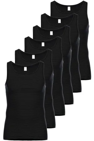 Ammann Achselhemd 6er Pack Unterhemd Day Classic / Jeans Feinripp (Spar-Set, 6-St) - - Verkäufer: Sibrise