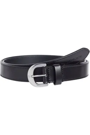 Calvin Klein Ledergürtel CLASSIC ROUND LTHR BELT 25MM mit Logoprägung
